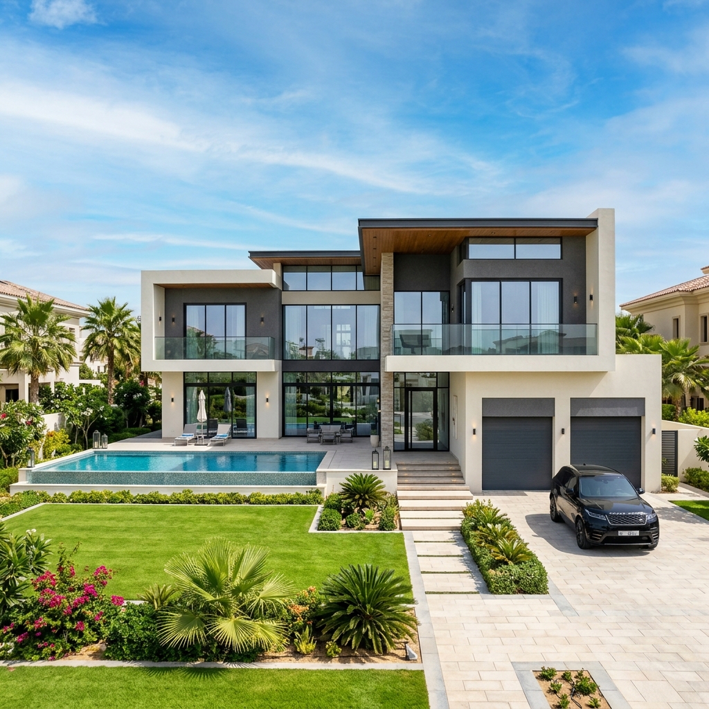Luxury villa painting in UAE